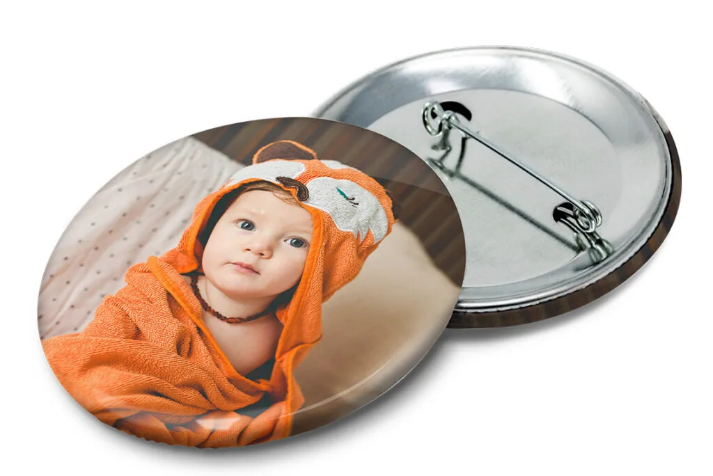 Buttons gepersonaliseerd met foto, naam of tekening