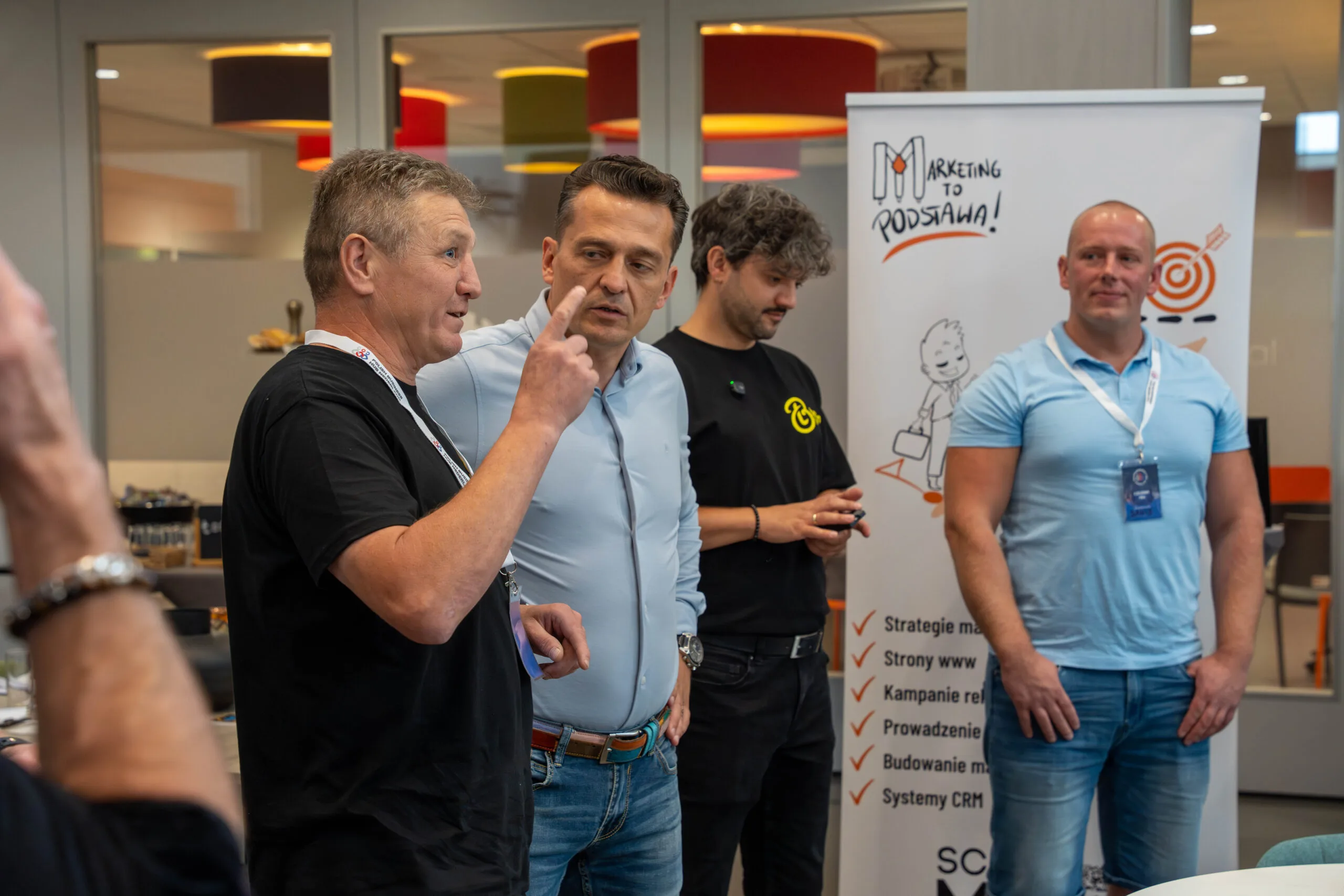 Detail van zakelijk evenement