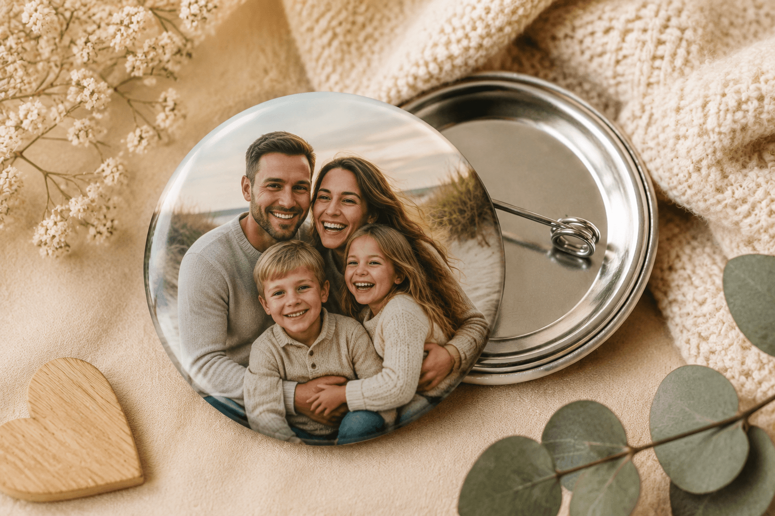 Button met eigen foto