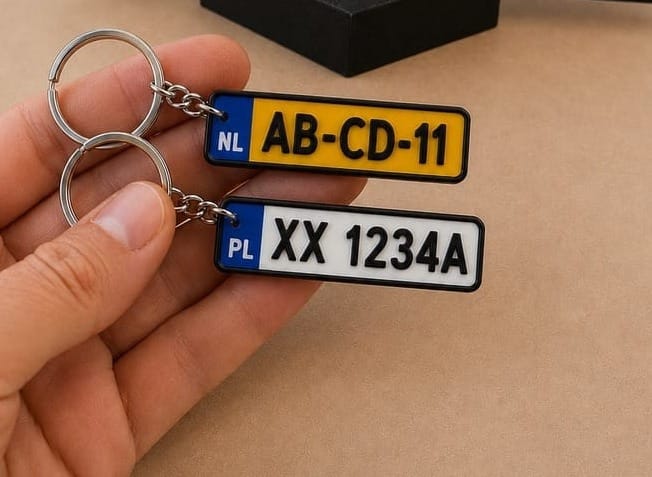 Gepersonaliseerde 3D-sleutelhanger met naam